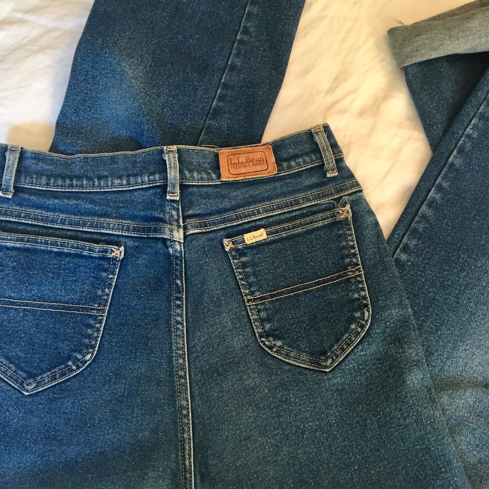 Vintage LL Bean Wedgie Mom Jeans